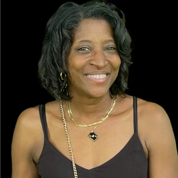 Vintage Handmade Black Crochet Shawl with Silver Highlights - Picture 7 of 16